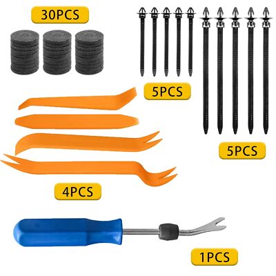 1300PCS Car Push Retainer Clips Door Panel Bumper Fender Rivets Fasteners Clips - Foto 5