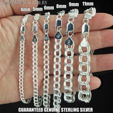 Guaranteed 925 Sterling Silver Charm Bracelet...