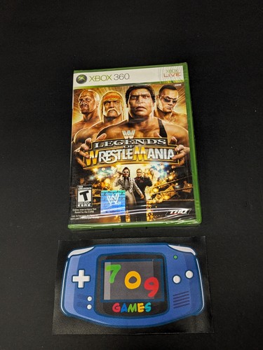 Sealed WWE Legends of WrestleMania (Microsoft Xbox 360, 2009) Brand New - Picture 1 of 2