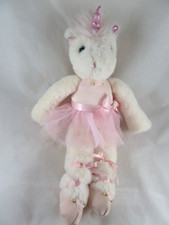 Bearington Ballerina Unicorn Pink Ballet outfit 14 White Plush Super soft