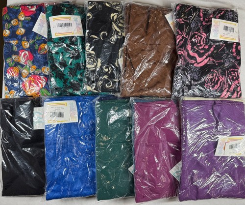 10 New Women's LuLaRoe Cassie Pencil Fitted Knee Length Skirt Size 2XL 1