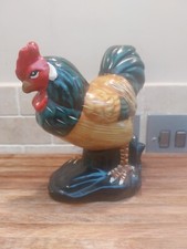 Vintage Ceramic Hand Painted Cockerel Rooster Country Kitchen Cottage Decor 