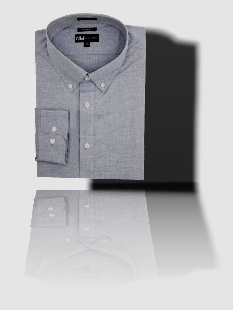 Neiman Marcus Solid 100% Cotton Dress Shirts for Men for sale | eBay