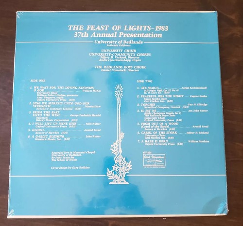 Feast of lights 1983 vinyl lp Sealed - Picture 2 of 2