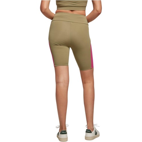 Urban Classics Ladies Color Block Cycle Shorts Hose Sporthose Kurzehose Sport - Picture 13 of 51