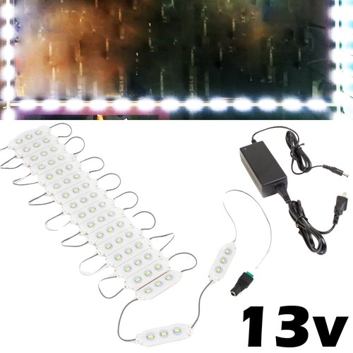 Brightest Storefront Windows LED Light 13v 10ft 20ft 30ft 40ft + Power Supply - Picture 1 of 12