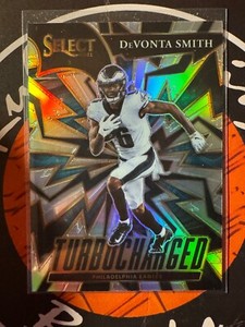 2021 Select DEVONTA SMITH  TURBOCHARGED SILVER PRIZM #TUR-11 Philadelphia Eagles