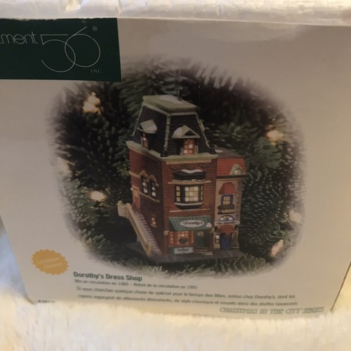 Dept 56 Dorothys Dress Shop Classic Ornament Serires 98770 NIB Mini - Picture 10 of 10