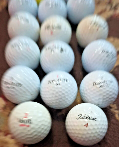Lots Of 20 Golf Balls 16White 3 Orange 1 Yellow Golf Top Flite Pinnacle Used - Picture 7 of 7