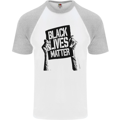 Black Lives Matter Sign Razziale Uguaglianza Uomo S/S Maglietta Baseball - 第 32/50 張圖片