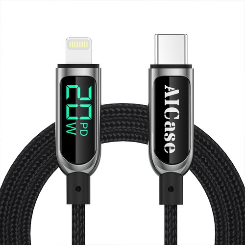 20W LED USB-C to 8 Pin PD Fast Charging Cable Cord For iPhone 14 13 12 11 XR XS - Picture 17 of 21