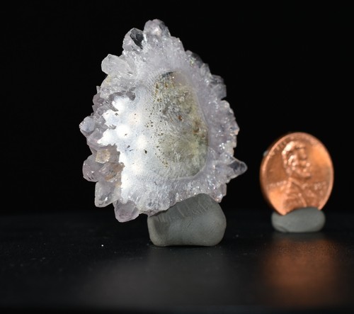 Amethyst Stalactite Flower Slice Uruguay polished Both Sides Jewelry Wire Wrap  - Picture 4 of 6