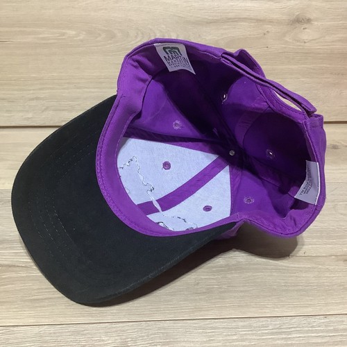 Hoosier Racing Tire Men's Strapback One Size Hat Purple by Martin Marketing - Picture 7 of 10