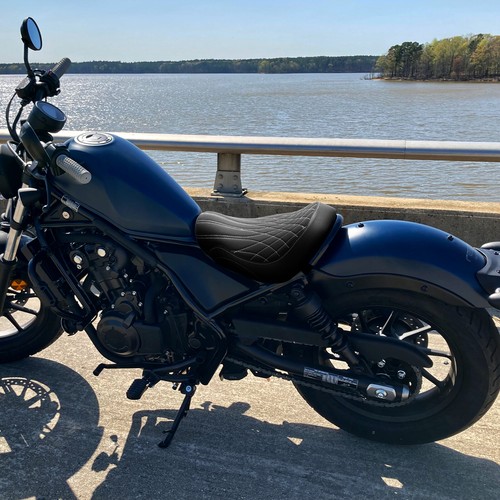 More Softer Front Driver Seat For Honda Rebel CMX300 CMX500 2017 2018 2019-2025 - Picture 5 of 8