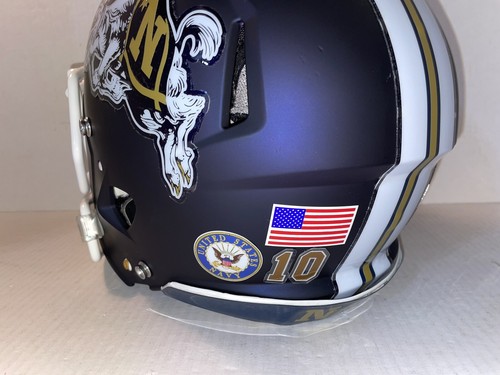NAVY MIDSHIPMEN Riddell Speed Full Size Medium Trophy Football Helmet - Picture 9 of 24