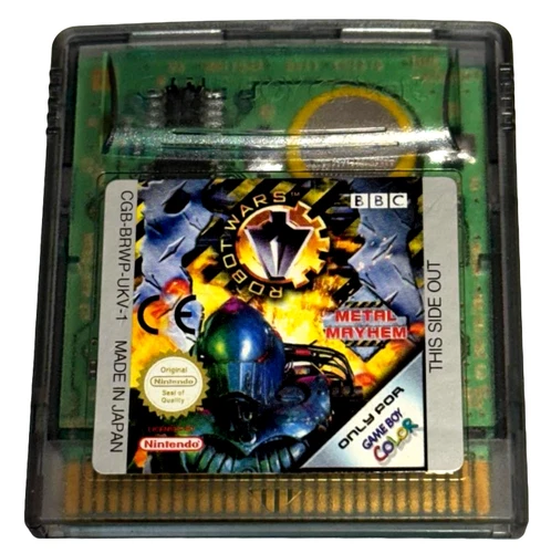Robot Wars Nintendo Gameboy Color Cartridge *New Save Battery*