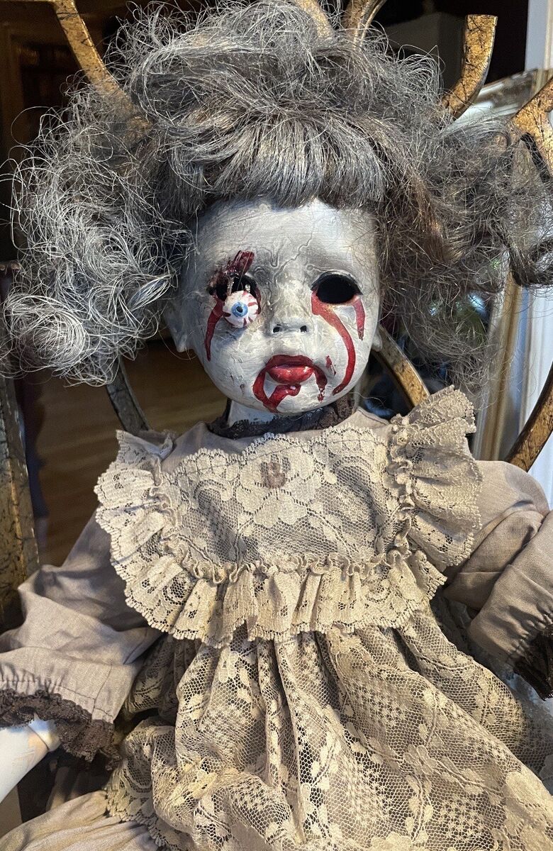 Creepy Doll, Halloween Doll, Haunted Dolls. One Of A Kind Creepy Doll, Halloween Doll, Haunted Dolls. One Of A Kind