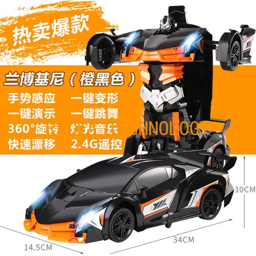 RACEA Transfiguration Car Remote Control Car Robot Boy Children's Toy Car Gift - Picture 3 of 49