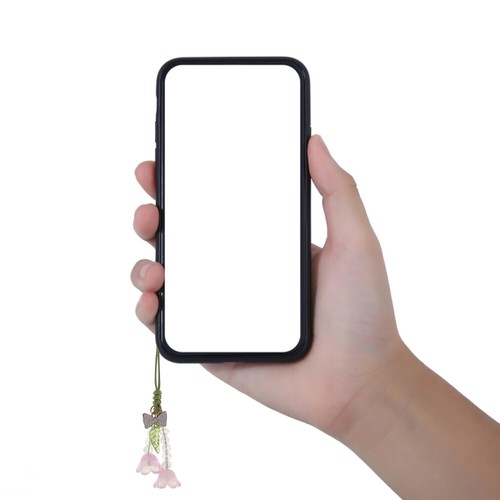2 Pcs Tulpkette Handgelenk Lanyard Für Telefon Tasche Anhänger Dekoration - 第 3/12 張圖片