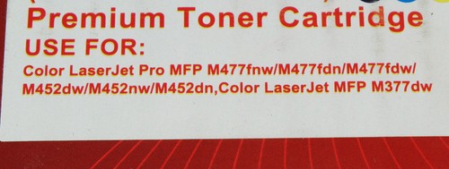 Lot of 2 Toner Cartridges for HP M377 M452 M477 - Black / Magenta CF413X CF410X - Picture 4 of 4