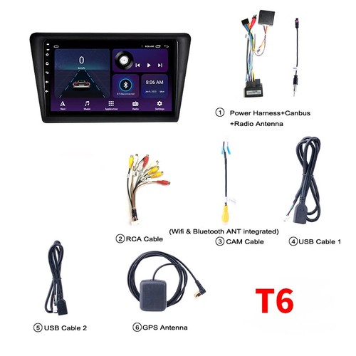 Car Radio For Skoda Rapid GPS Screen Head Unit 4G Car Multimedia Player Portable - Picture 7 of 32