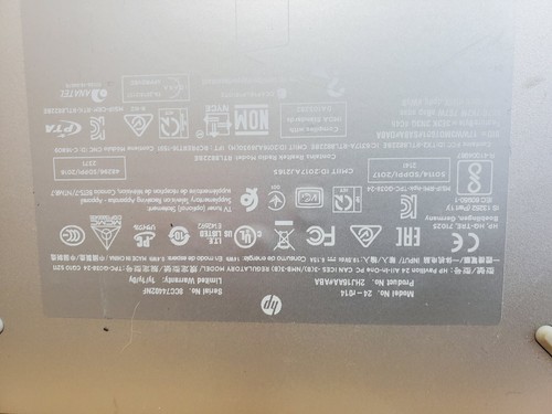 Pavilion 24-R014 AIO Computer 12 Gb Ram Win 11 Touchscreen i5-7400T 2TB - Picture 10 of 12