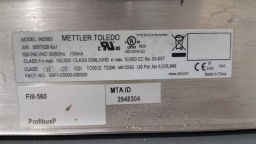 Mettler Toledo IND560 Profibus - Foto 2 di 3