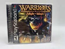 (Sony PlayStation 1, PS1) Warriors of Might and Magic Black Label Complete CIB