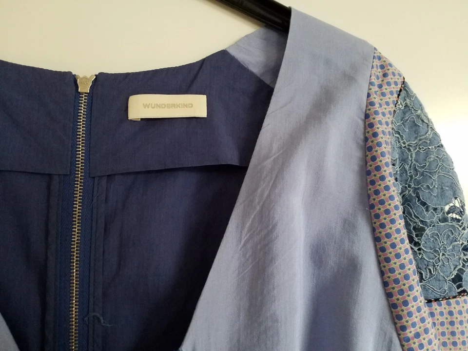 WUNDERKIND 42 40 - Sommerkleid - blau Töne - sportlich chic - wie neu - Bild 3 von 4