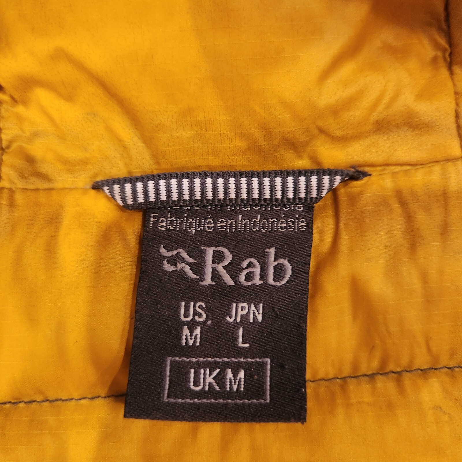 RAB Men's Microlight Alpine Down Jacket Size M Beluga (Gray)/Orange eBay