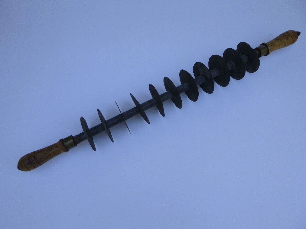 Antique Rolling Pin Metal Dough Cutter 27"
Opens in a new window or tab
