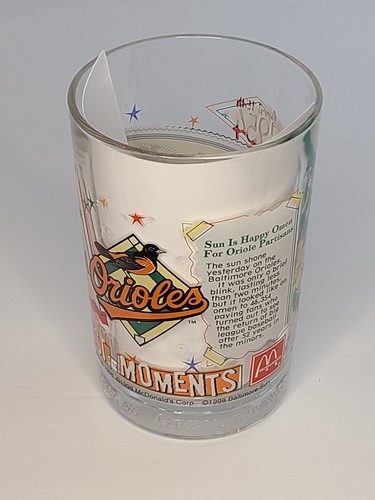 1998 Baltimore Orioles Glass 3 of 6 - Picture 4 of 6
