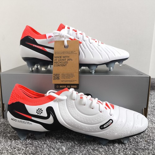 Nike Tiempo Legend 10 Elite - Größe 6,5 UK - SG AC White Black Crimson DV4329 100