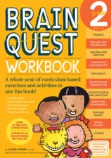 Brain Quest Workbook, Grade 2 - Paperback By Liane Onish - VERY GOOD