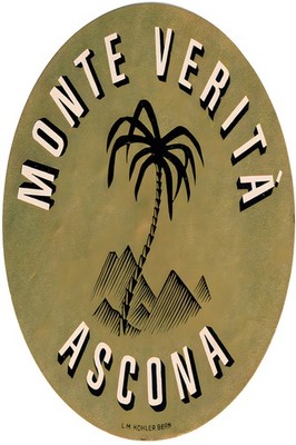 Monte Verità Ascona   Swiss Poster - 1980s Design - 24x36  Hi-Res  Print