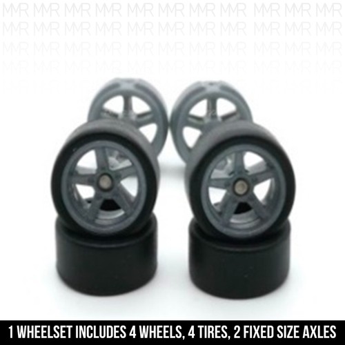 Juego de llantas de ciclista real escalonadas v7 escala 1/64 5 radios para Hot - Imagen 9 de 35