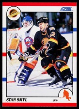 Stan Smyl, 1990-91 Score American, #374, Vancouver Canucks,