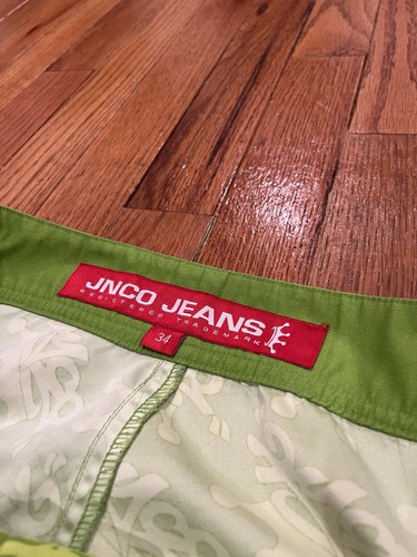 Vintage Jnco Jeans Skull Crown Graphic Board Shorts Men 34 - Picture 5 of 9
