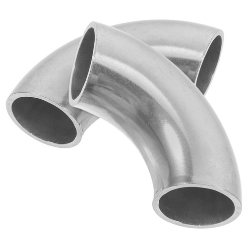 2PCS Exhaust Elbow Fitting Stainless Steel Elbow Fittings Replacement Exhaust - Picture 5 of 12