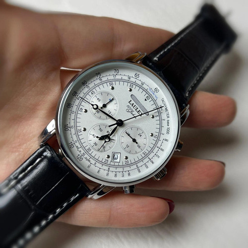 Reloj de pulsera para hombre acero inoxidable moda correa de cuero relojes informales - Imagen 23 de 31