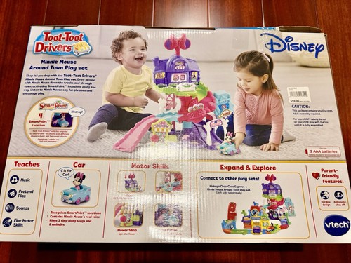 Vtech Toot-Toot Drivers Minnie's Around Town Playset - Picture 2 of 4