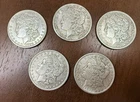 Morgan Silver $1 Coin Lot of 5 1900 1901 1902 1903 1904-P Business Strike