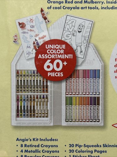 2025 CRAYOLA Limited Edition Retired Colors Art Set New Release 60 Pieces Angie - Bild 6 von 9