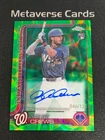 2025 Topps Chrome Dylan Crews 46/125 RC Auto Green Lava Refractor