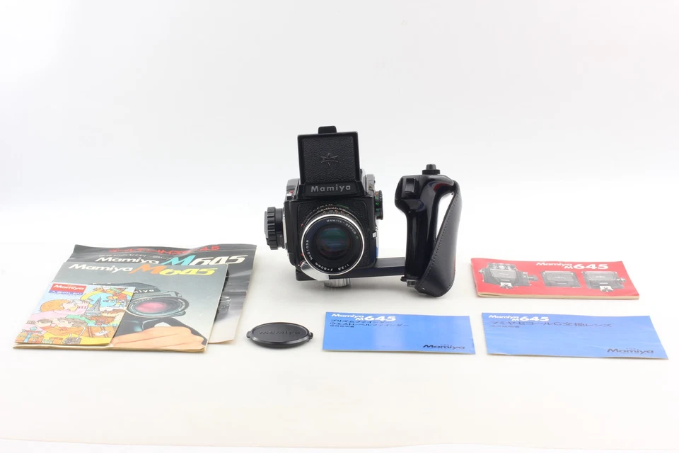 [N COMO NUEVO con tapa de agarre] Lente Mamiya M645 Buscador de nivel de cintura C 80 mm f/2,8 de JAPÓN Foto 3 de 4