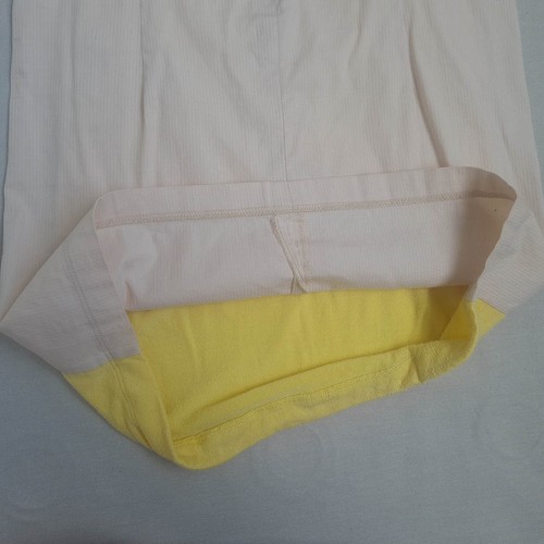 Miss Sixty Womens Bodycon Dress Size S Ruffle Knee Length Y2K Lightweight Yellow - Picture 13 of 17