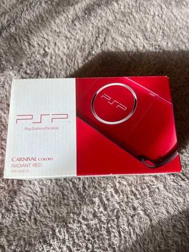 SONY PSP Playstation Portable Console Radiant Red  PSP-3000 Japan Used - Picture 1 of 10