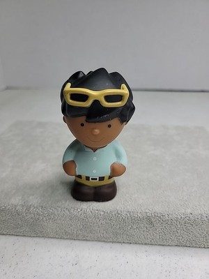 Multicultural Diversity Diverse Play Figure  Boy Scientist PVC Cake Topper 3''