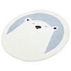 Round Area Rug Cartoon Animal Design Kids Play Area Rug Lovely Round Carpet