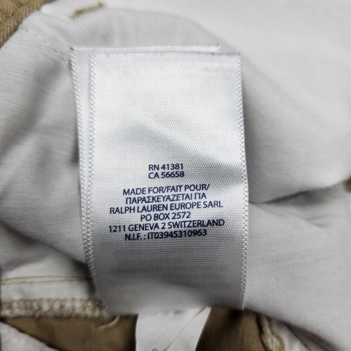 Polo Ralph Lauren Classic Chino Cargo Shorts Boys Size 12 Beige - Picture 8 of 8